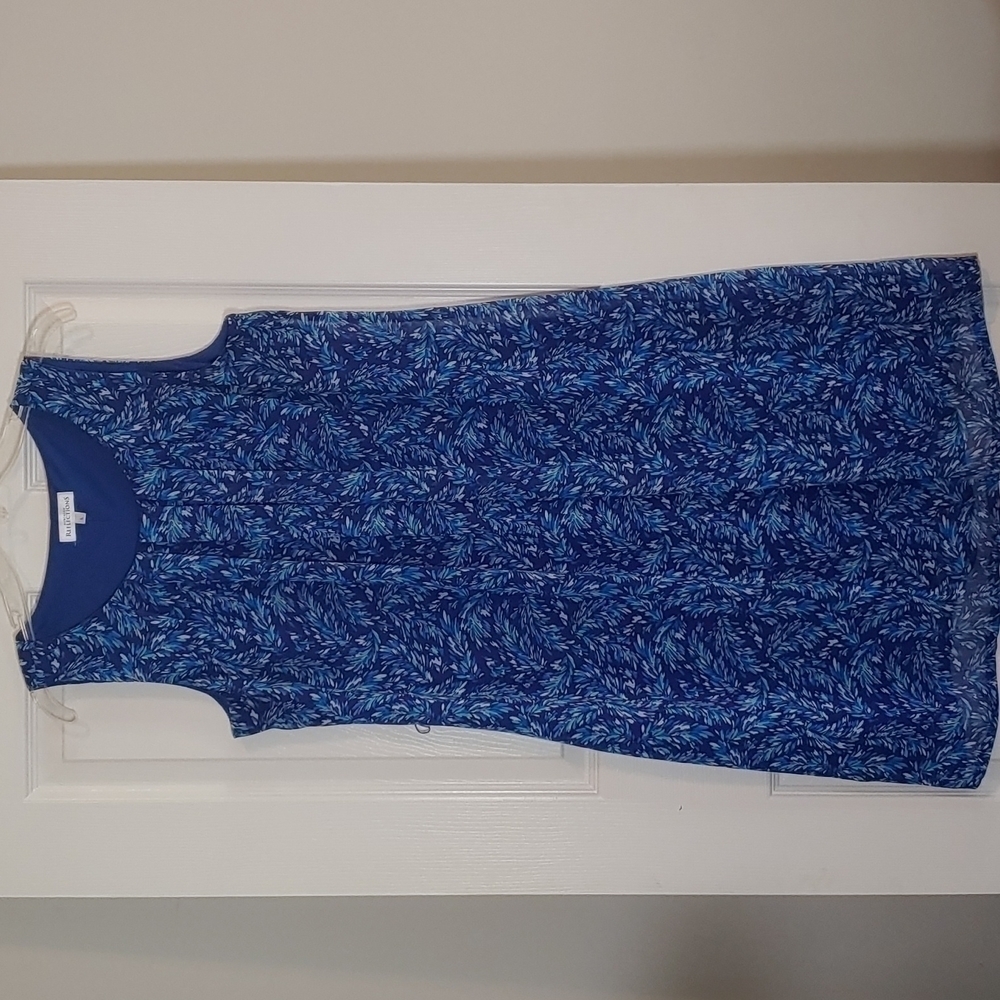 Northern Reflections Blue Printed Sleeveless Dress
(Bin 10)